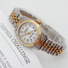 Load image into Gallery viewer, Rolex Datejust Lady ref. 69173 Steel/Gold - White Roman Dial - Full Set
