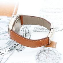 Załaduj obraz do przeglądarki galerii, Rolex Daytona ref. 116519 Black Dial with Diamonds - White Gold 18K - Leather Strap
