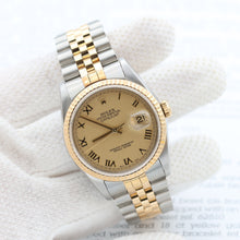 Bild in Galerie-Viewer laden, Rolex Datejust 36 Ref. 16233 Champagne Römische Zifferblatt - Full Set
