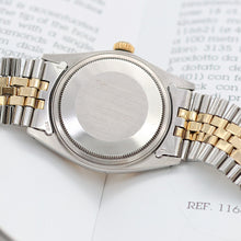 Load image into Gallery viewer, Rolex Datejust ref. 16013 Champagne Linen Dial - Jubilee Bracelet
