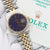 Rolex Datejust ref. 16013 - Blue Dial - Jubilee - Full Set