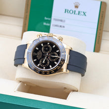 Załaduj obraz do przeglądarki galerii, Rolex Daytona ref. 116518LN - Oysterflex - Black Dial - Full Set
