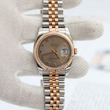 Charger l'image dans la galerie, Rolex Datejust 36 ref. 116231 Sundust Roman Dial - Jubilee - Full Set
