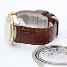 Load image into Gallery viewer, Rolex Datejust 36 ref. 16233 Champagne dial - Leather Strap - Full Set
