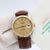 Rolex Datejust 36 ref. 16233 Champagne dial - Leather Strap - Full Set