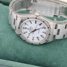Załaduj obraz do przeglądarki galerii, Rolex Air-King ref. 14010 White Roman dial
