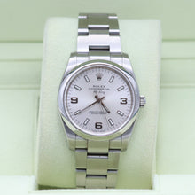 Cargar imagen en el visor de la galería, ON SALE: Rolex Oyster Perpetual ref. 114200 Dial Silver 3-6-9 - Full Set
