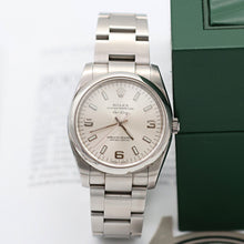 Cargar imagen en el visor de la galería, ON SALE: Rolex Oyster Perpetual ref. 114200 Dial Silver 3-6-9 - Full Set
