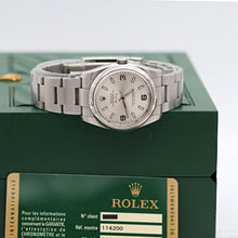 Cargar imagen en el visor de la galería, ON SALE: Rolex Oyster Perpetual ref. 114200 Dial Silver 3-6-9 - Full Set
