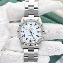 Załaduj obraz do przeglądarki galerii, Rolex Air-King ref. 14010 White Roman dial
