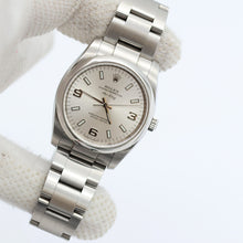 Load image into Gallery viewer, Rolex Oyster Perpetual ref. 114200 Dial Silver 3-6-9 - Full Set

