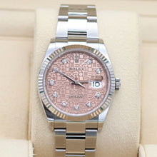 Carica l'immagine nel visualizzatore di Gallery, Rolex Datejust ref. 126234 Pink Millennary Computer Dial Oyster bracelet - Full Set
