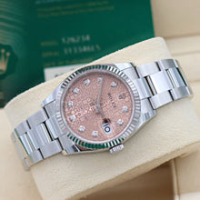 Carica l'immagine nel visualizzatore di Gallery, Rolex Datejust ref. 126234 Pink Millennary Computer Dial Oyster bracelet - Full Set
