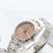Carica l'immagine nel visualizzatore di Gallery, Rolex Datejust ref. 126234 Pink Millennary Computer Dial Oyster bracelet - Full Set
