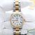 Rolex Date ref. 15233 White Roman Dial Oyster Bracelet Steel/Gold - Full Set