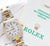 Rolex Date ref. 15233 White Roman Dial Oyster Bracelet Steel/Gold - Full Set