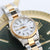 Rolex Date ref. 15233 White Roman Dial Oyster Bracelet Steel/Gold - Full Set