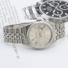 Indlæs billede til gallerivisning Rolex Datejust 36 ref. 16220 Silver Dial - Jubilee Bracelet
