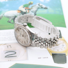 Load image into Gallery viewer, Rolex Datejust ref. 16014 - Silver Linen dial - Jubilee bracelet
