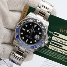 Carica l'immagine nel visualizzatore di Gallery, Rolex GMT Master II ref. 116710BLNR (Batman) - Full Set
