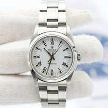 Załaduj obraz do przeglądarki galerii, ON SALE: Rolex Air-King ref. 14000 - White Roman Dial
