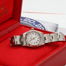 Load image into Gallery viewer, Rolex Oyster Perpetual lady ref. 67194 White Small Roman dial - Oyster bracelet
