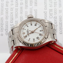 Load image into Gallery viewer, Rolex Oyster Perpetual lady ref. 67194 White Small Roman dial - Oyster bracelet
