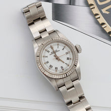 Load image into Gallery viewer, Rolex Oyster Perpetual lady ref. 67194 White Small Roman dial - Oyster bracelet
