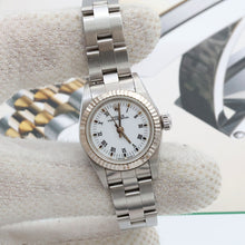 Load image into Gallery viewer, Rolex Oyster Perpetual lady ref. 67194 White Small Roman dial - Oyster bracelet
