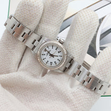 Load image into Gallery viewer, Rolex Oyster Perpetual lady ref. 67194 White Small Roman dial - Oyster bracelet
