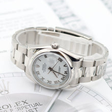 Załaduj obraz do przeglądarki galerii, Rolex Datejust ref. 116200 White Roman Dial - Oyster Bracelet - Full set
