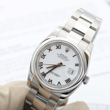 Załaduj obraz do przeglądarki galerii, Rolex Datejust ref. 116200 White Roman Dial - Oyster Bracelet - Full set
