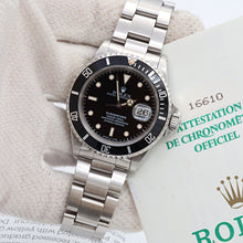 Bild in Galerie-Viewer laden, Rolex Submariner Datum Ref. 16610t - Austernarmband - Voller Satz
