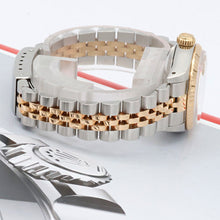 Indlæs billede til gallerivisning Rolex Datejust Lady ref. 69173 Steel/Gold - Champagne Circle Dial - Full Set
