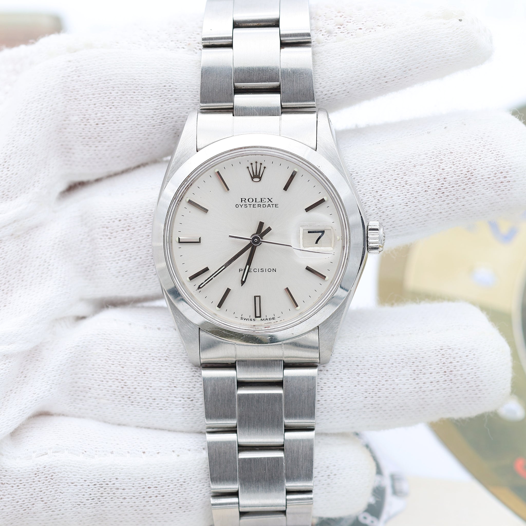 Rolex Precision Date ref. 6694 - Silver Dial - Oyster bracelet