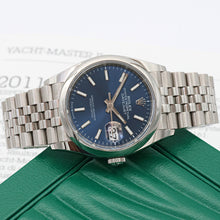 Load image into Gallery viewer, Rolex Datejust ref. 126200 Blue Dial Jubilee bracelet - Full Set
