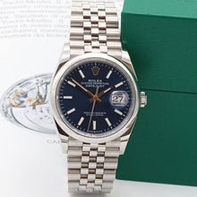 Load image into Gallery viewer, Rolex Datejust ref. 126200 Blue Dial Jubilee bracelet - Full Set
