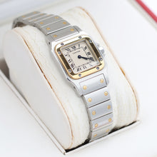 Załaduj obraz do przeglądarki galerii, Cartier Santos Galbée - Quartz - Ref. 1057930 - Full Set
