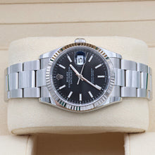 Load image into Gallery viewer, Rolex Datejust ref. 126234 Black Dial Oyster bracelet - Full Set

