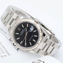 Load image into Gallery viewer, Rolex Datejust ref. 126234 Black Dial Oyster bracelet - Full Set
