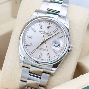 Rolex Datejust 36 126200 Silver Dial Oyster bracelet