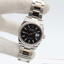 Load image into Gallery viewer, Rolex Datejust ref. 126234 Black Dial Oyster bracelet - Full Set
