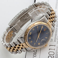 Indlæs billede til gallerivisning Rolex Datejust 36 ref. 16233 Blue Roman dial - Jubilee Bracelet - Full Set
