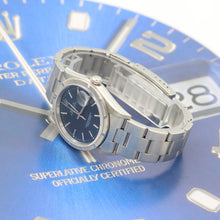 Charger l'image dans la galerie, ON SALE: Rolex Oyster Perpetual Date ref. 15210 - Blue Dial - Full Set
