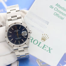 Charger l'image dans la galerie, ON SALE: Rolex Oyster Perpetual Date ref. 15210 - Blue Dial - Full Set
