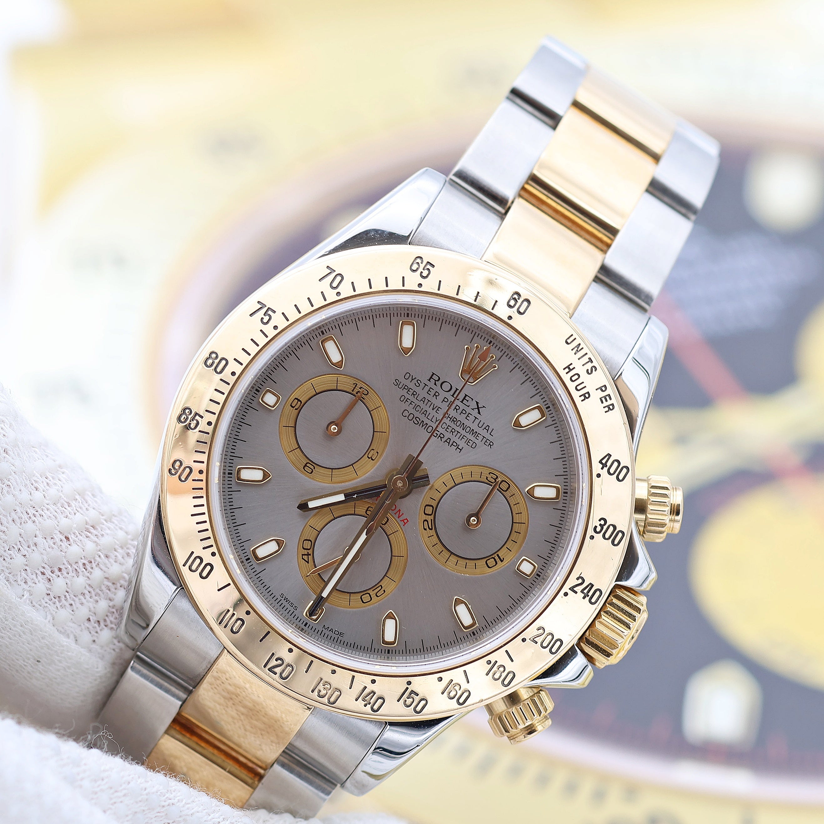 Rolex Daytona 116523 - Grey Dial - Full Set