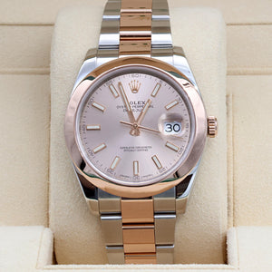 Rolex Datejust ref. 126301 Sundust Dial Oyster bracelet - Full Set
