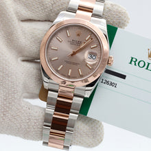 Load image into Gallery viewer, Rolex Datejust ref. 126301 Sundust Dial Oyster bracelet - Full Set
