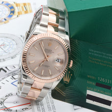 Indlæs billede til gallerivisning Rolex Datejust ref. 126331 Sundust Dial - Full set
