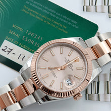 Indlæs billede til gallerivisning Rolex Datejust ref. 126331 Sundust Dial - Full set
